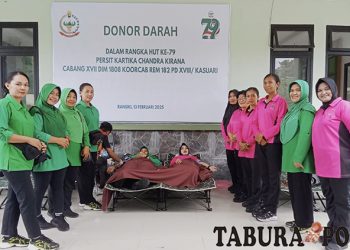 Donor Darah Persit Kartika Chandra Kirana, Sumbangkan 46 Kantong ke PMI