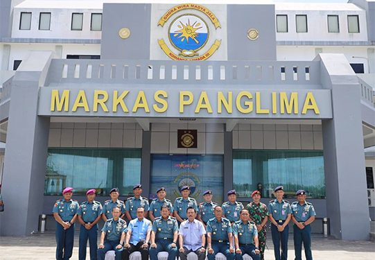 Sambangi Mako Armada III, Ketum PPAL Beri Motivasi dan Wawasan Bagi Prajurit