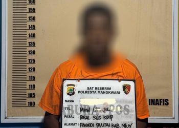 Polisi Meringkus Pelaku Utama Begal Depan Swisbelhotel Manokwari di Kepulauan Yapen