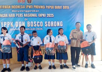 PWI PBD Gelar Puncak HPN 2025 bersama Siswa-Siswi SMP YPPK Don Bosco