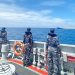 Perkuat Keamanan ALKI III, KRI Madidihang-855 Gelar Passing Exercise dengan Kapal Perang Jepang