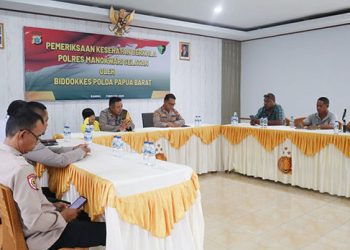 Polres Mansel dan Pers Komitmen Menjaga Sinergitas