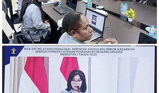 Kick Off Pelatihan Paralegal Serentak Tahun 2025