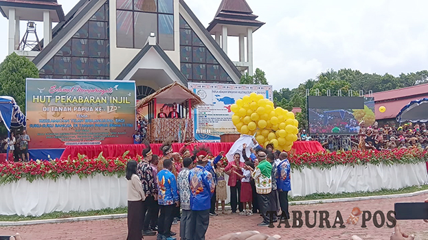 20.000 Warga GKI Hadiri Ibadah Syukur HUT PI ke-170 di Pulau Mansinam
