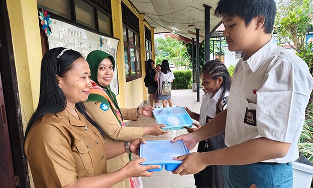Sejumlah Sekolah di Mansel Mulai Terlayani Makan Bergizi Gratis, Disdikbud Ikut Mengawasi