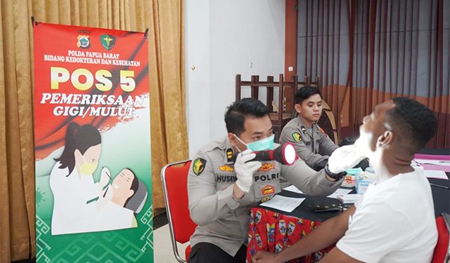 Sebanyak 61 Calon Taruna Taruni AKPOL Ikuti Rikkes I di Polda Papua Barat