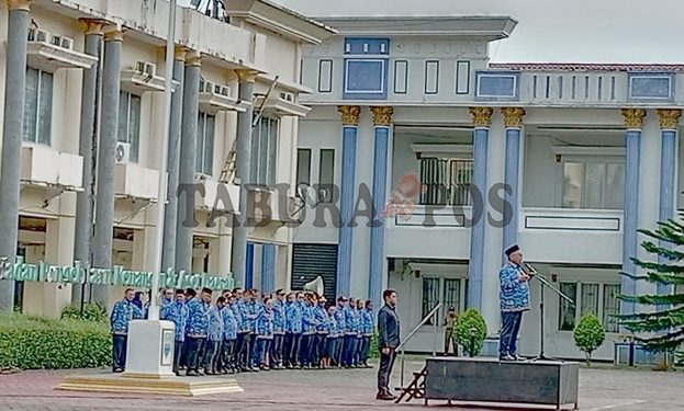 Mugiyono Soroti Kehadiran dan Kedisiplinan Pegawai Saat Apel