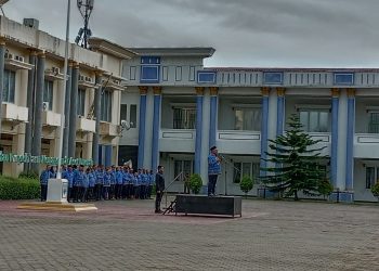 Soroti Kedisiplinan, Mugiyono : Apel Menjadi Moment untuk Saling Berinteraksi