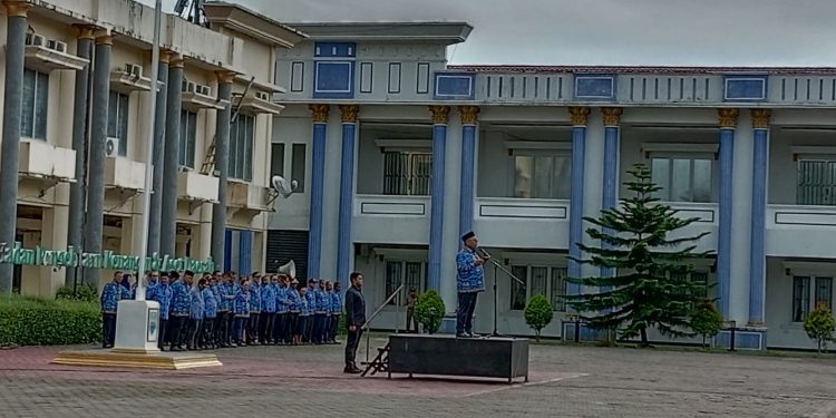 Soroti Kedisiplinan, Mugiyono : Apel Menjadi Moment untuk Saling Berinteraksi