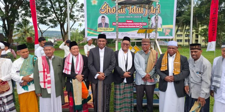 Meraih Predikat Provinsi yang Toleran, Sholat Idul Fitri 1446 di Papua Barat Berlangsung Aman dan Kondusif