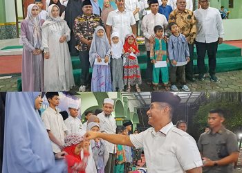 Bukber Bersama FKKPI dan Pimpinan Media, Panglima XVIII /Kasuari Santuni Santri Hidayatullah