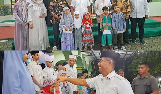 Bukber Bersama FKKPI dan Pimpinan Media, Panglima XVIII /Kasuari Santuni Santri Hidayatullah
