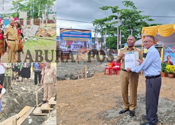 Gubernur Letakan Batu Pertama Pembangunan Gedung PAUD & Sekolah Minggu GKI Efrata Wosi
