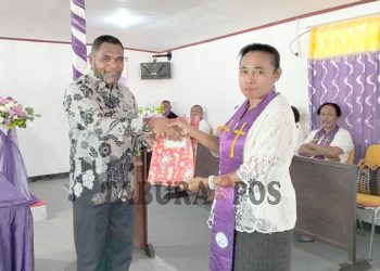 Panitia Pembangunan Gedung Gereja Baru, Terima Bantuan Dana Rp. 100 juta