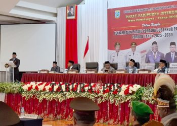 Pidato Perdana Dominggus Mandacan Awali Kerjanya