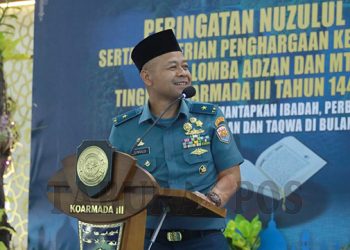 Perkuat Akidah Prajurit, Koarmada III Gelar Peringatan Nuzulul Quran