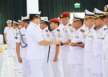 Pangkoarmada III Pimpin Sertijab 9 Jabatan Strategis Koarmada III