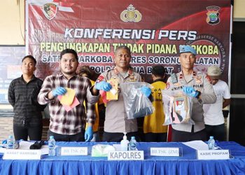Sat Narkoba Polres Sorsel Ciduk 3 Pengedar Sabu, Salah Satunya Mandor Tower