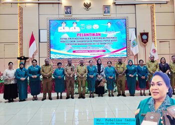Ketua TP PKK Manokwari Dorong Penambahan dan Revitalisasi Posyandu Disetiap Distrik