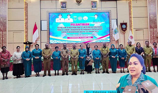 Ketua TP PKK Manokwari Dorong Penambahan dan Revitalisasi Posyandu Disetiap Distrik