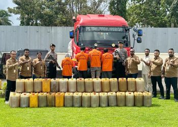 Polisi Amankan 930 Liter Solar Bersubsidi dari Empat Pelaku di Merauke