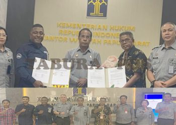 Kanwil Kemenkum Papua Barat Tandatangani PKS dengan OBH