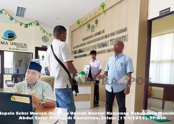 Sebanyak 162 Calon Haji Asal Kabupaten Manokwari Dipersiapkan Berangkat ke Tanah Suci