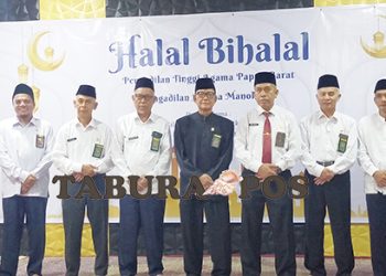 Merajut Silaturahmi Menguatkan Integritas dan Berkualitas, Jadi Pesan Halal Bihalal PA Manokwari dan PTA Papua Barat