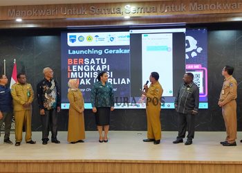 Pemkab Manokwari Luncurkan Gerakan Berlian, Pastikan Semua Anak Dapat Imunisasi Lengkap