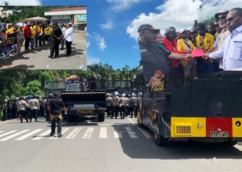 Mahasiswa Unjuk Rasa Minta Pencabutan UU TNI dan Menolak PSN di Tanah Papua