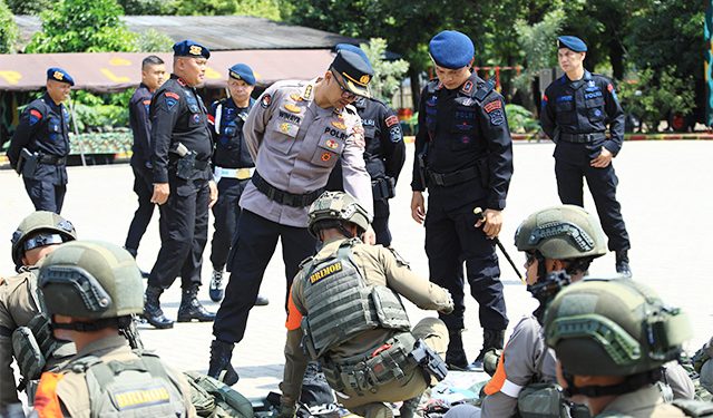 274 Personel Brimob Dikerahkan Untuk Operasi Alpha Bravo Moskona 2025