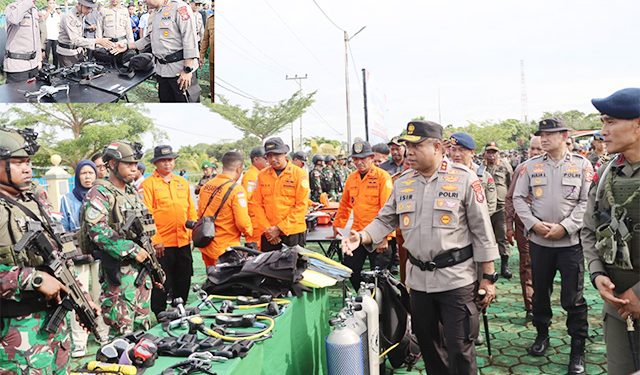 Kapolda Papua Barat Pimpin Apel Gelar Pasukan Operasi AB Moskona 2025