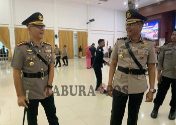 Terima Tongkat Komando Kapolresta Manokwari, Kombes Pol. Ongky Isgunawan Memohon Dukungan