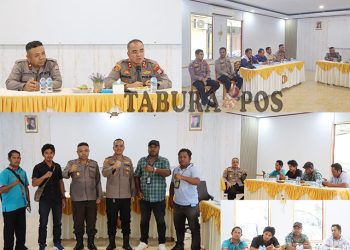 Momentum Silahturahmi, Kapolres Mansel Ajak Media Tingkatkan Harkamtibmas