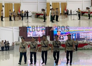 Kapolda Papua Barat Pimpin Sertijab Kabid Humas, Kabid Keuangan dan Kapolresta Manokwari