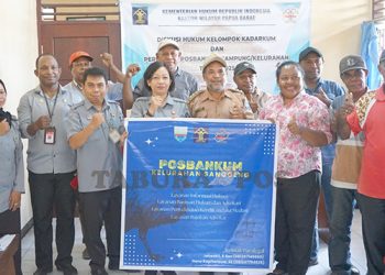 Kemenkum Papua Barat Gelar Resmikan Posbankum di Kelurahan Sanggeng dan Padarni