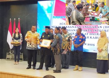 Serahkan DPA, Bupati Minta OPD Bekerja Cermat dan Hindari Keterlambatan