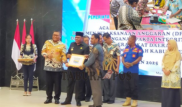 Serahkan DPA, Bupati Minta OPD Bekerja Cermat dan Hindari Keterlambatan