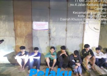 Patroli Perintis Presisi Amankan Kelompok Pemuda yang Diduga Hendak Tawuran di Jakarta Timur