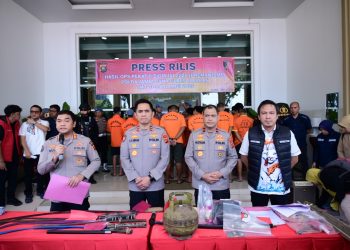 Polda Jambi Tangkap 274 Pelaku Premanisme, 32 Orang Ditahan