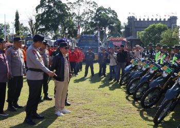 Siap Tanggulangi Karhutla, Polda Kalteng Gelar Apel Kesiapsiagaan Personel dan Sarpras Bersama TNI dan Stakeholder Terkait