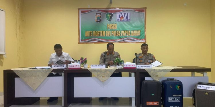 Tim DVI Polda Papua Barat Berhasil Identifikasi 5 Jenazah Korban Banjir Bandang di Catubouw