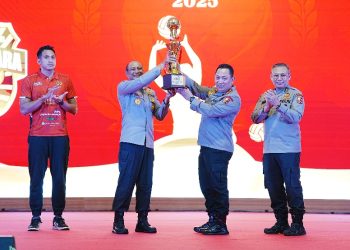 Hadiri Seremoni Apresiasi Tim Voli, Kapolri: Terus Bawa Harum Nama Institusi