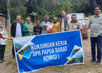Komisi I DPR Papua Barat Kungungi Lokasi Longsor di Pegunungan Arfak