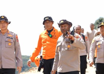 Polres Pegunungan Arfak dan Kansar Manokwari Siaga Pasca Pencarian Korban Bencana Alam di Kampung Jim