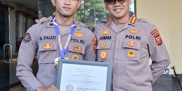 Personel Polda Jabar, Bripda Syahrul Fauzi, Sabet Juara 3 di Combat Champs International