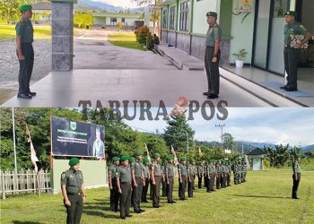 Kodim 1808/Mansel Gelar Upacara Peringatan Hari Kebangkitan Nasional ke-117