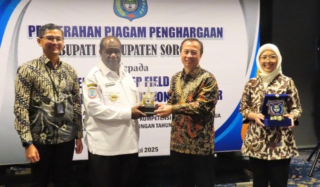 Aktif Bina dan Kembangkan Kompetensi Pekerja OAP, Pertamina EP Papua Terima Penghargaan dari Bupati Sorong