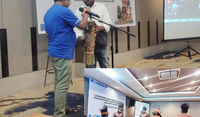 Foker LSM Papua dan BICARA Foundation Launching Publikasi Lagu dan Film bertajuk Selamatkan Manusia dan Hutan Papua