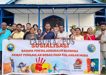 Ditresnarkoba Polda Papua Barat Sosialisasi Bahaya Narkoba di Pulau Mansinam